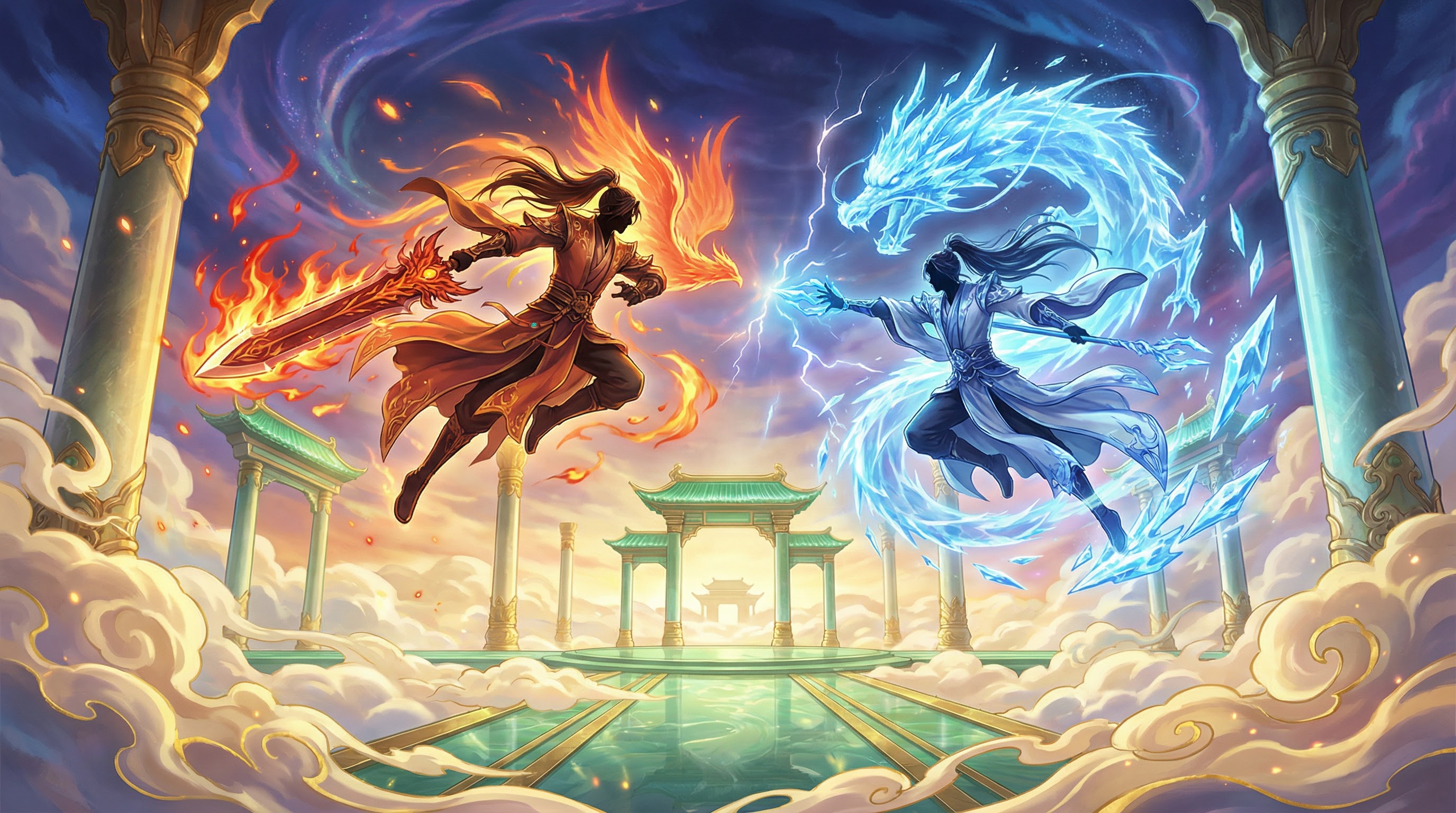 糖心vlog特效视频 - 仙侠对决